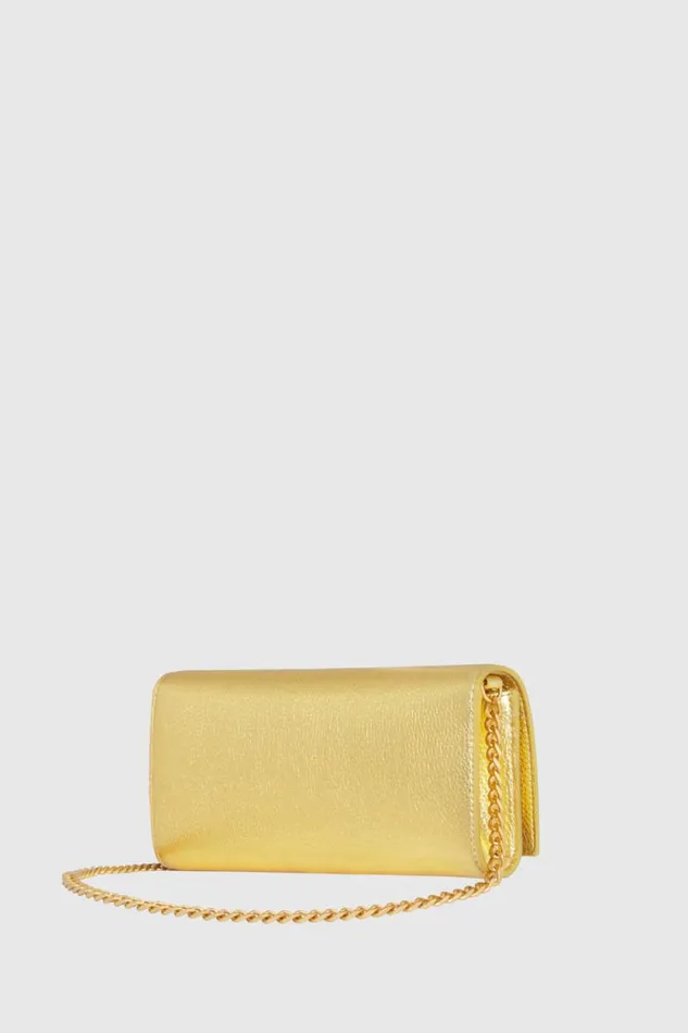Women Rebecca Minkoff Clutches G Wallet Crossbody Gold Women Rebecca Minkoff Clutches G Wallet Crossbody Gold
