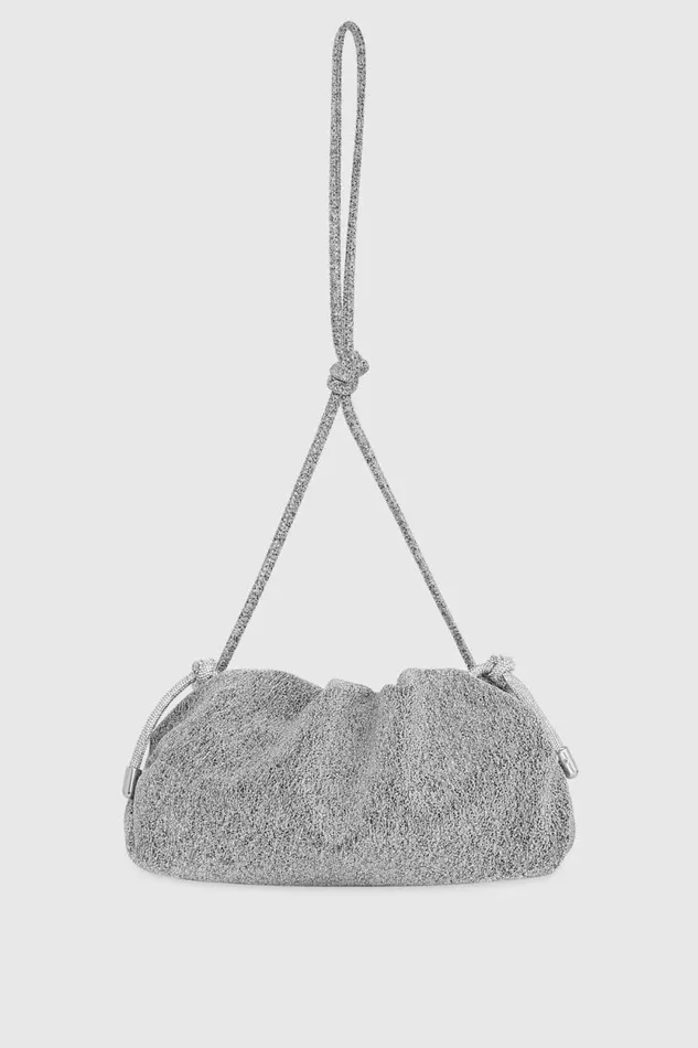 Women Rebecca Minkoff Clutches Tied Up Clutch Silver