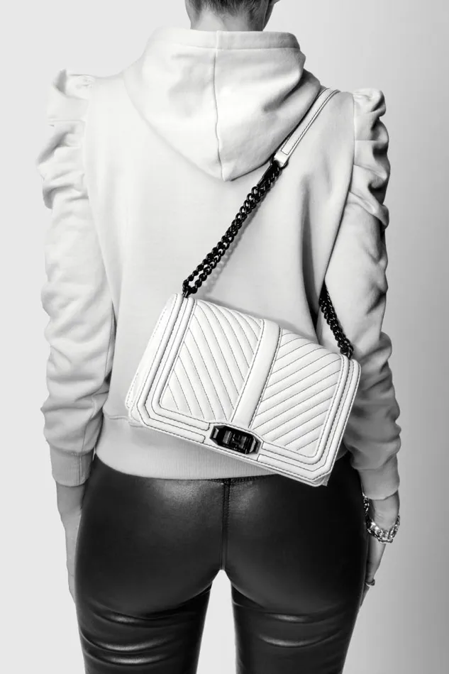 Women Rebecca Minkoff Crossbody Bags Chevron Quilted Love Crossbody Stone Women Rebecca Minkoff Crossbody Bags Chevron Quilted Love Crossbody Stone