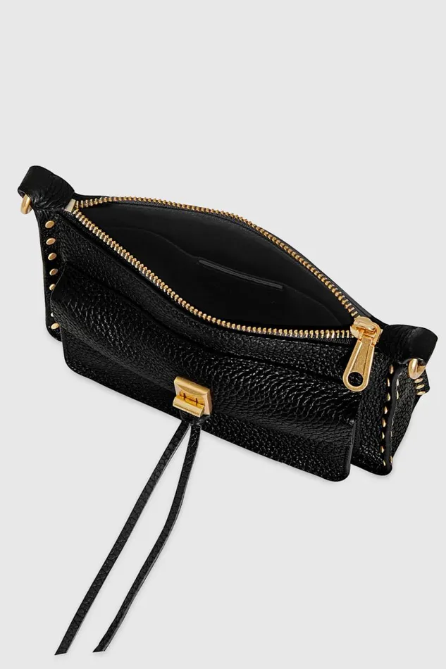 Women Rebecca Minkoff Crossbody Bags Darren Mini Top Zip Crossbody Black Women Rebecca Minkoff Crossbody Bags Darren Mini Top Zip Crossbody Black