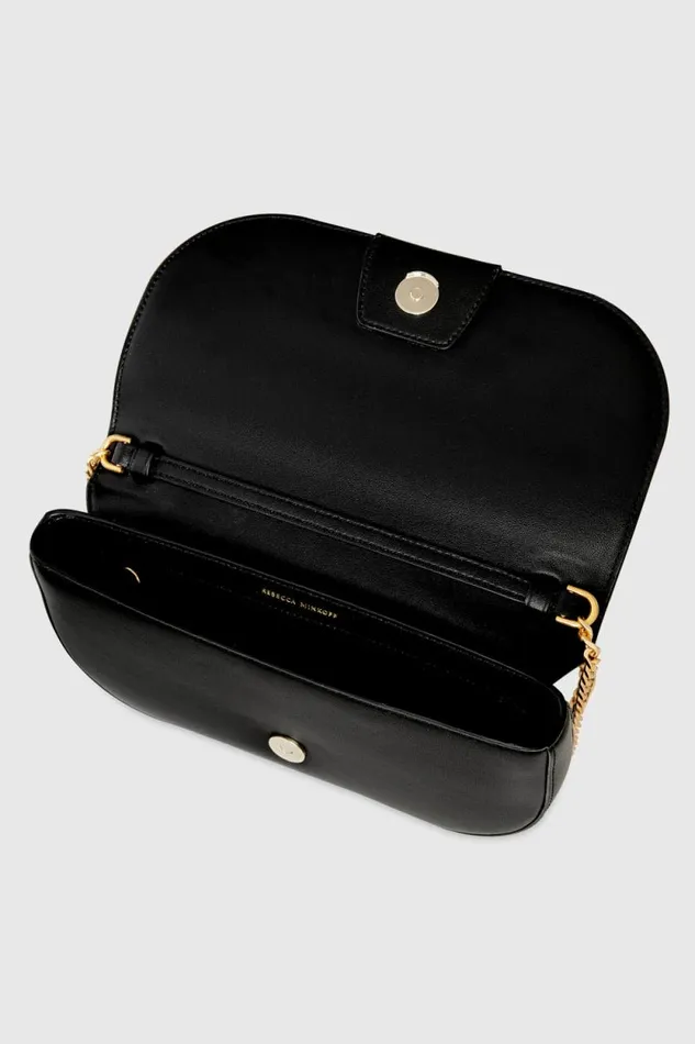 Women Rebecca Minkoff Crossbody Bags Snake Ring Crossbody Blackantique Brass Women Rebecca Minkoff Crossbody Bags Snake Ring Crossbody Blackantique Brass