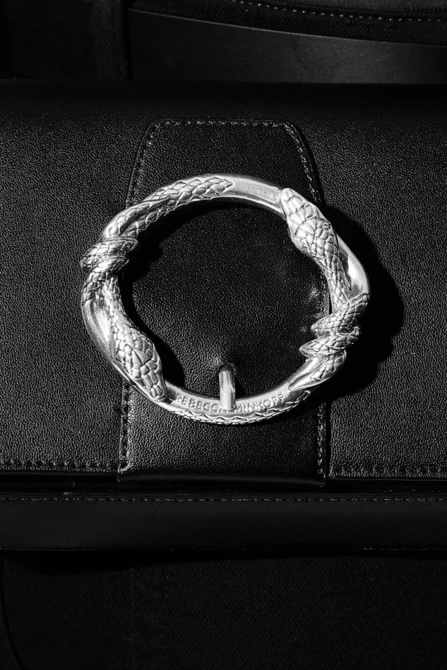 Women Rebecca Minkoff Crossbody Bags Snake Ring Crossbody Blackantique Brass Women Rebecca Minkoff Crossbody Bags Snake Ring Crossbody Blackantique Brass