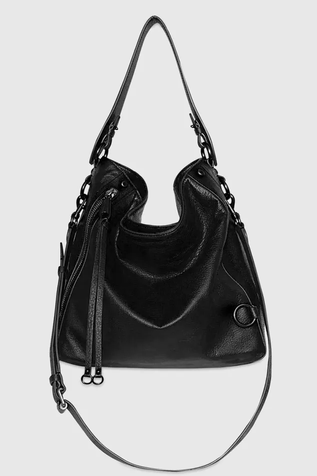 Women Rebecca Minkoff Hobo Bags MAB Hobo Blackblack Shellac