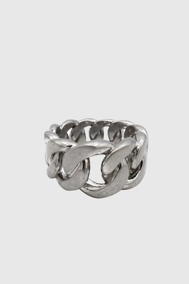 Women Rebecca Minkoff Jewelry Chunky Chain Ring Silver Women Rebecca Minkoff Jewelry Chunky Chain Ring Silver