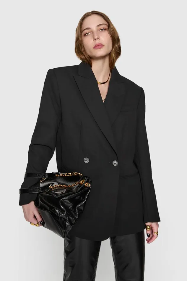Women Rebecca Minkoff Outerwear Nilli Oversized Blazer True Black