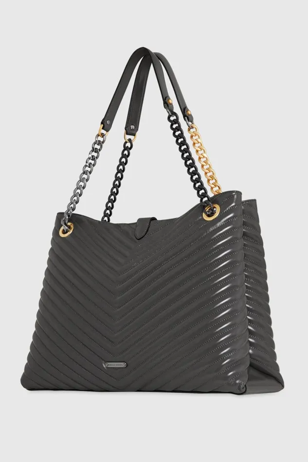Women Rebecca Minkoff Shoulder Bags Edie Tote Elephant Women Rebecca Minkoff Shoulder Bags Edie Tote Elephant