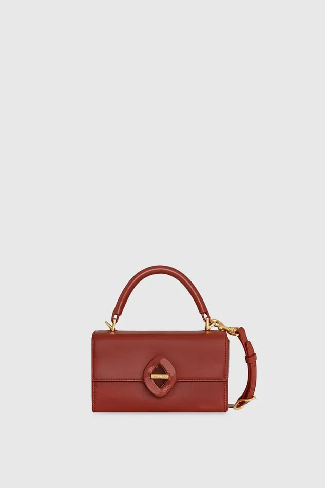 Women Rebecca Minkoff Top Handle Bags G Mini Top Handle Crossbody Terracotta