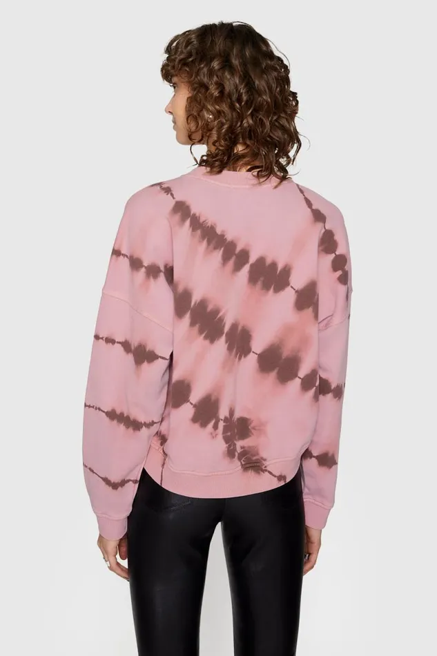 Women Rebecca Minkoff Tops Mina Sweatshirt Ash Rose Tie Dye Women Rebecca Minkoff Tops Mina Sweatshirt Ash Rose Tie Dye