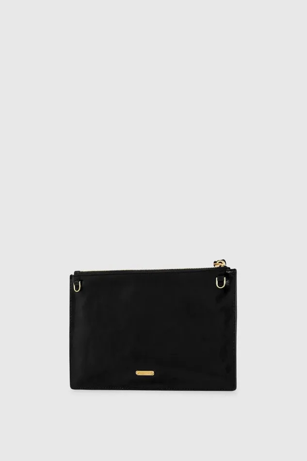 Women Rebecca Minkoff Wallets Large Celestial Studded Pouch Black Women Rebecca Minkoff Wallets Large Celestial Studded Pouch Black