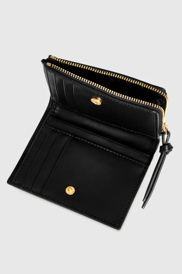 Women Rebecca Minkoff Wallets Megan Slim Wallet With Studs Black Women Rebecca Minkoff Wallets Megan Slim Wallet With Studs Black