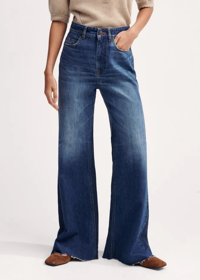 Women RegularLength Authentic Relaxed Jean Dark Multi Blue MEEM