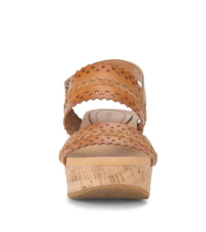 Women Rene Wedge Sandal Nude Baretraps Wedge Sandals