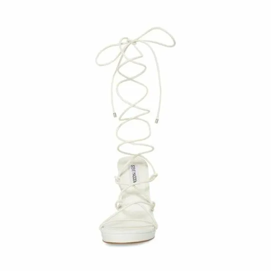 Women REZY WHITE White Steve Madden Heels Women REZY WHITE White Steve Madden Heels