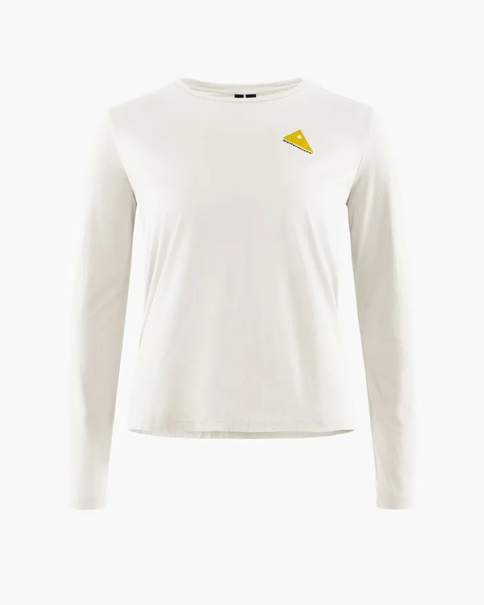 Women Runa Verkstad 1990 Long Sleeve Tee Snow Klttermusen TShirts