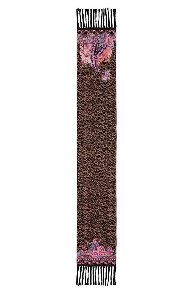 Women Scarves Camilla Jacquard Scarf With Fringing Mayfair Mary