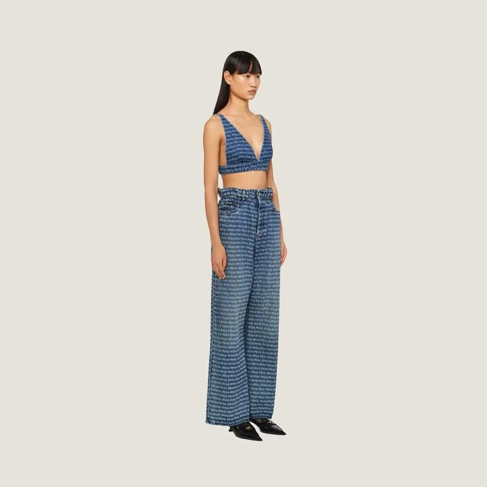 Women Shirts And Tops Miu Miu Singlebreasted Tweed Top Navy Women Shirts And Tops Miu Miu Singlebreasted Tweed Top Navy