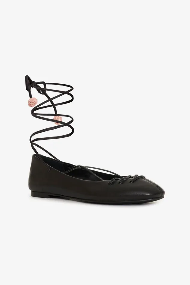 Women Shoes For Love and Lemons Beate Ballet Flats Black