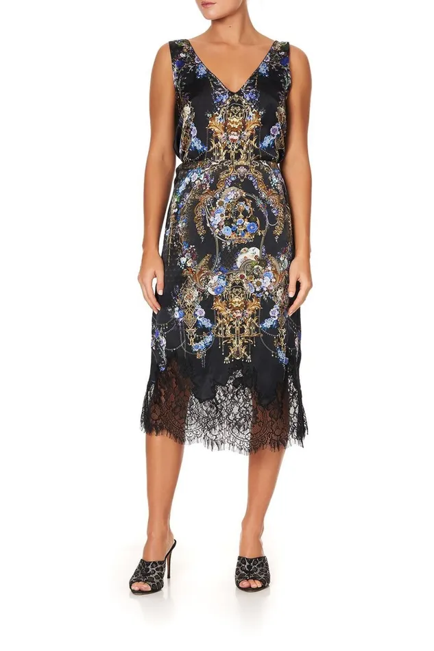 Women Skirts Camilla Slip Midi Skirt Palace Playhouse