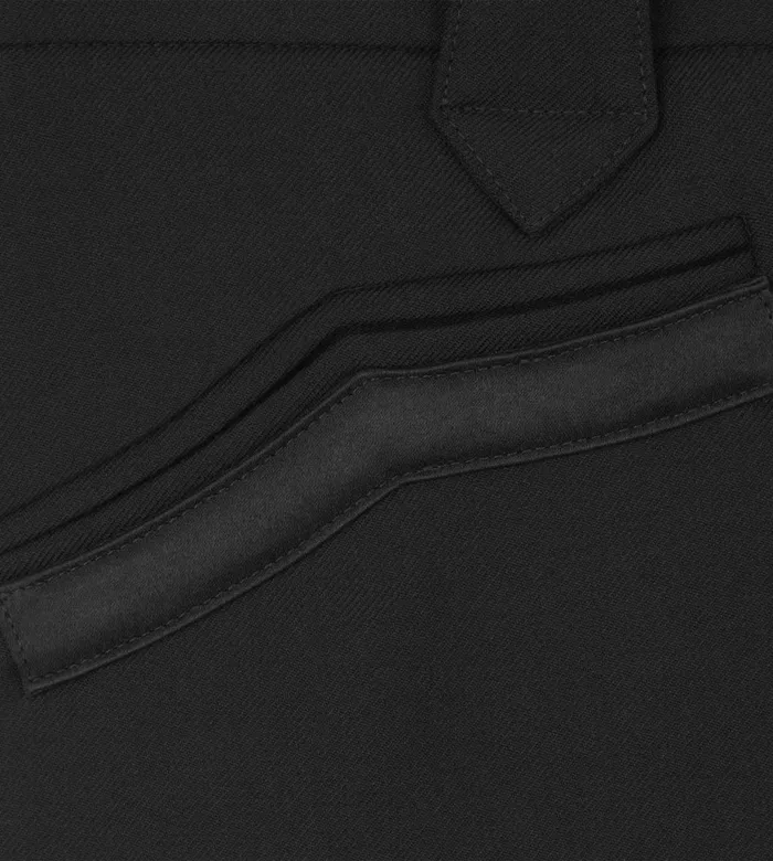 Women Skirts Tom Ford Wool Twill Tuxedo Skirt Black Women Skirts Tom Ford Wool Twill Tuxedo Skirt Black