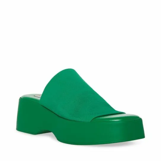 Women SLINKY30 GREEN Green Steve Madden Sandals Women SLINKY30 GREEN Green Steve Madden Sandals