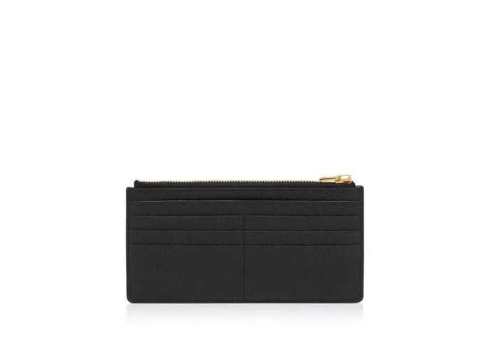 Women Small Leather Goods Tom Ford Leather Multifunctional Wallet Black Women Small Leather Goods Tom Ford Leather Multifunctional Wallet Black
