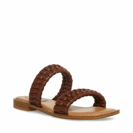 Women STACIE BROWN Brown Steve Madden Sandals