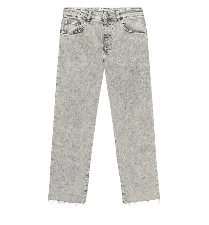 Women StraightLeg Buttoned Jeans 8211 Grey Denim Promod Jeans Women StraightLeg Buttoned Jeans 8211 Grey Denim Promod Jeans