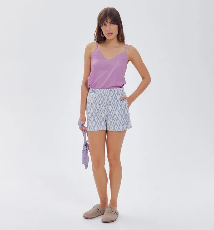 Women Strappy Top 8211 Light Lilac Promod Tops Women Strappy Top 8211 Light Lilac Promod Tops
