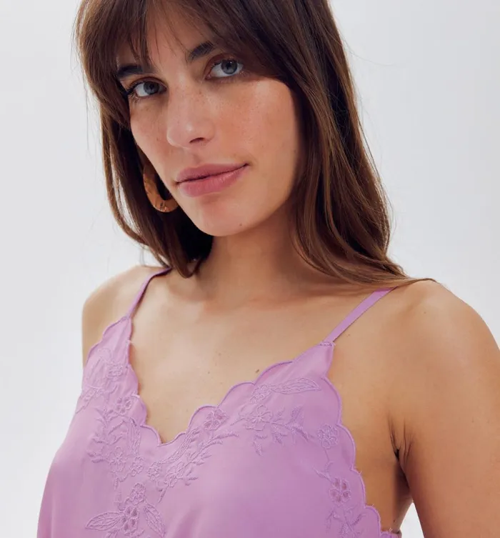 Women Strappy Top 8211 Light Lilac Promod Tops Women Strappy Top 8211 Light Lilac Promod Tops
