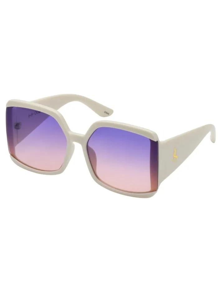 Women Stylish Square Sunglasses In Cream Jessica Simpson Sunglasses