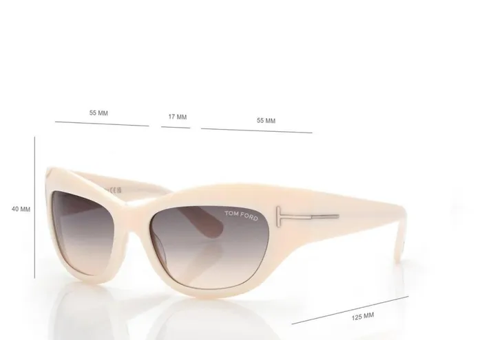 Women SUNGLASSES Tom Ford Brianna Sunglasses Ivory Women SUNGLASSES Tom Ford Brianna Sunglasses Ivory
