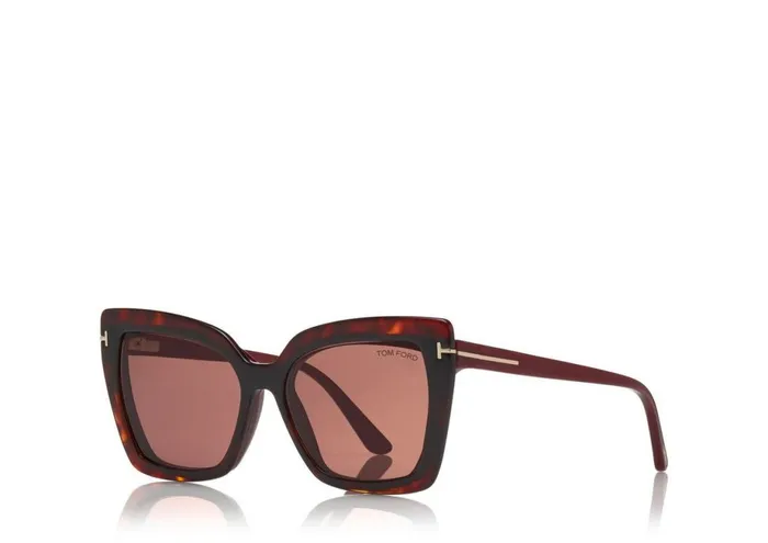 Women SUNGLASSES Tom Ford Double Clip On Blue Block Opticals Auberginefuchsia Women SUNGLASSES Tom Ford Double Clip On Blue Block Opticals Auberginefuchsia