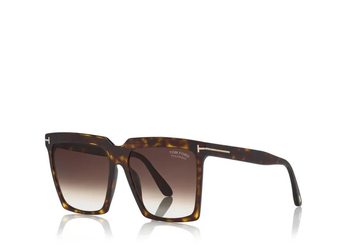 Women SUNGLASSES Tom Ford Polarized Sabrina Sunglasses Dark Havana Women SUNGLASSES Tom Ford Polarized Sabrina Sunglasses Dark Havana