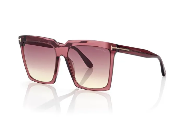 Women SUNGLASSES Tom Ford Sabrina Sunglasses Shiny Bordeaux Women SUNGLASSES Tom Ford Sabrina Sunglasses Shiny Bordeaux