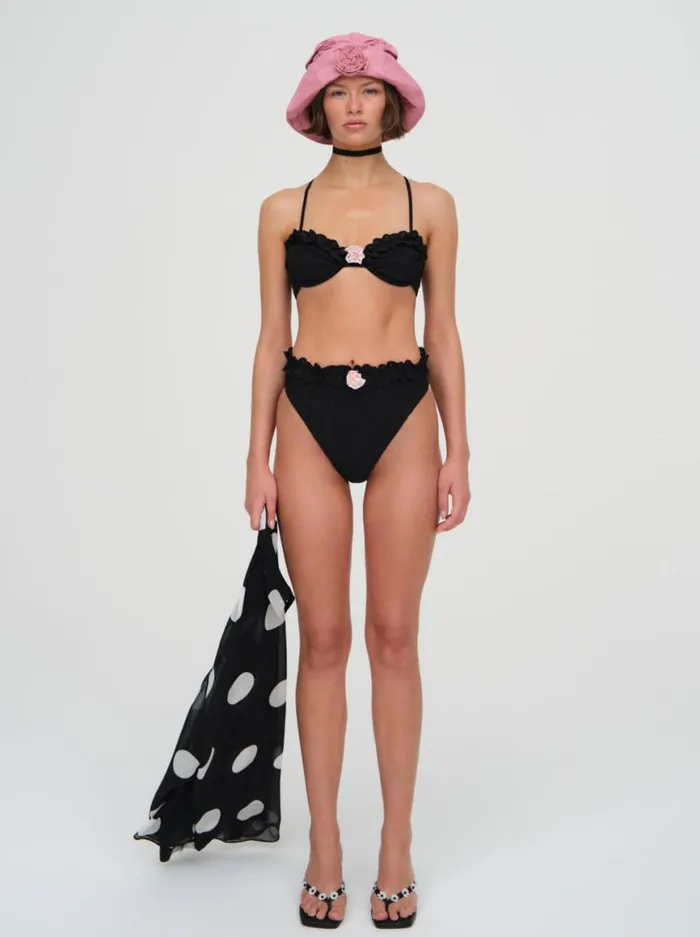 Women Swim For Love and Lemons Clove Underwire Bikini Top Black Women Swim For Love and Lemons Clove Underwire Bikini Top Black