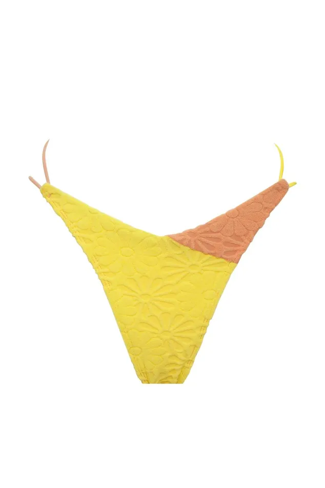 Women Swim For Love and Lemons Coraline Swim Bottom Yellow Women Swim For Love and Lemons Coraline Swim Bottom Yellow