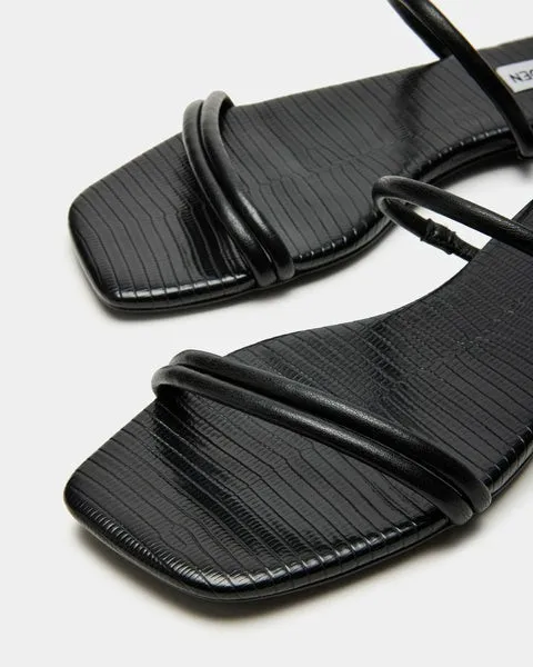 Women TAHITI BLACK Black Steve Madden Sandals Women TAHITI BLACK Black Steve Madden Sandals