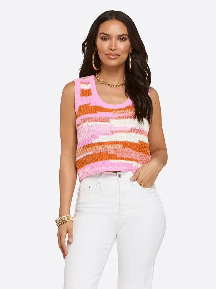Women Tasia Tank In Peony Multi Jessica Simpson Tops and Tees