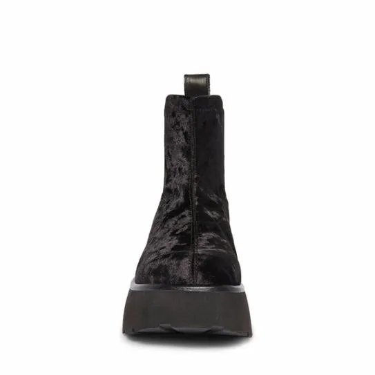 Women THELMA BLACK VELVET Black Velvet Steve Madden Boots and Booties Women THELMA BLACK VELVET Black Velvet Steve Madden Boots and Booties