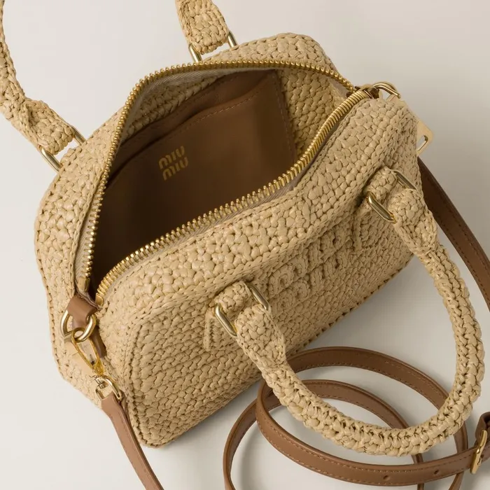 Women Top Handles Miu Miu Arcadie Crochet Bag Natural Women Top Handles Miu Miu Arcadie Crochet Bag Natural