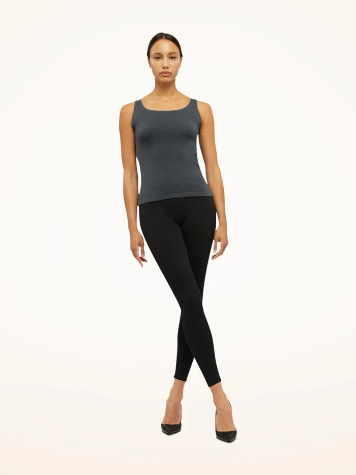 Women Tops and Tshirts Wolford Jamaika Top Sleeveless Titanium