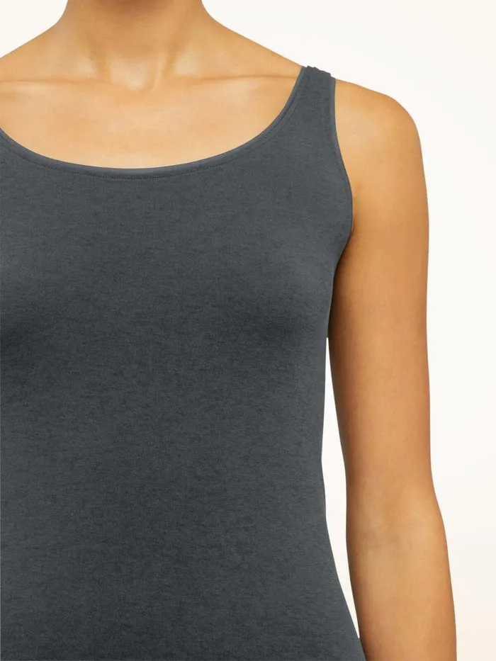 Women Tops and Tshirts Wolford Jamaika Top Sleeveless Titanium