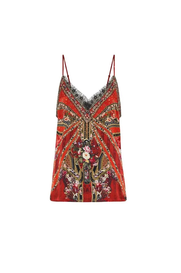 Women Tops Camilla Lace Trim Cami Stories Of A Station