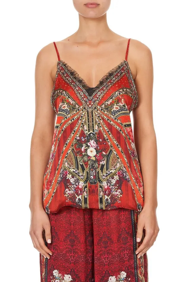 Women Tops Camilla Lace Trim Cami Stories Of A Station