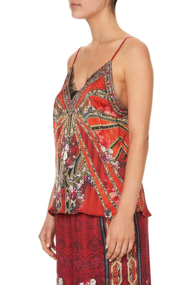 Women Tops Camilla Lace Trim Cami Stories Of A Station