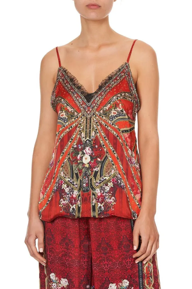 Women Tops Camilla Lace Trim Cami Stories Of A Station