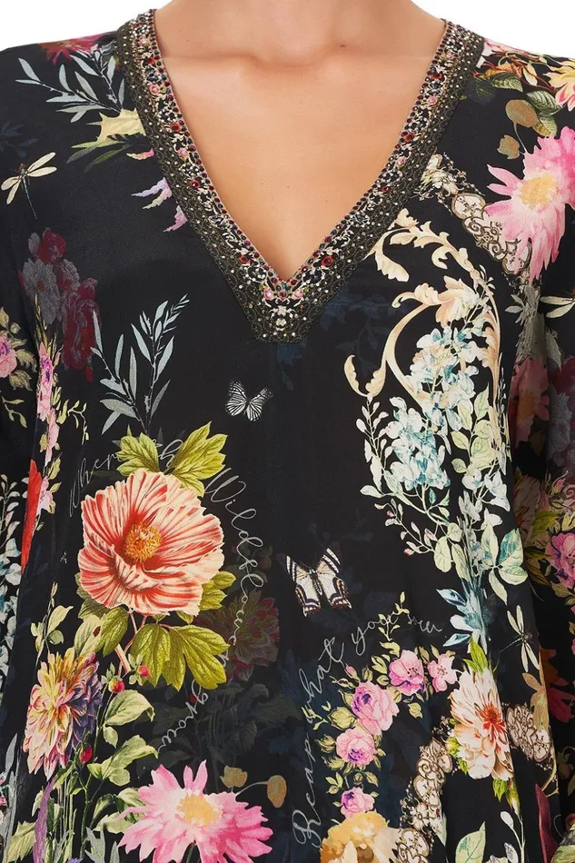 Women Tops Camilla Panel Sleeve Blouse Hampton Hive