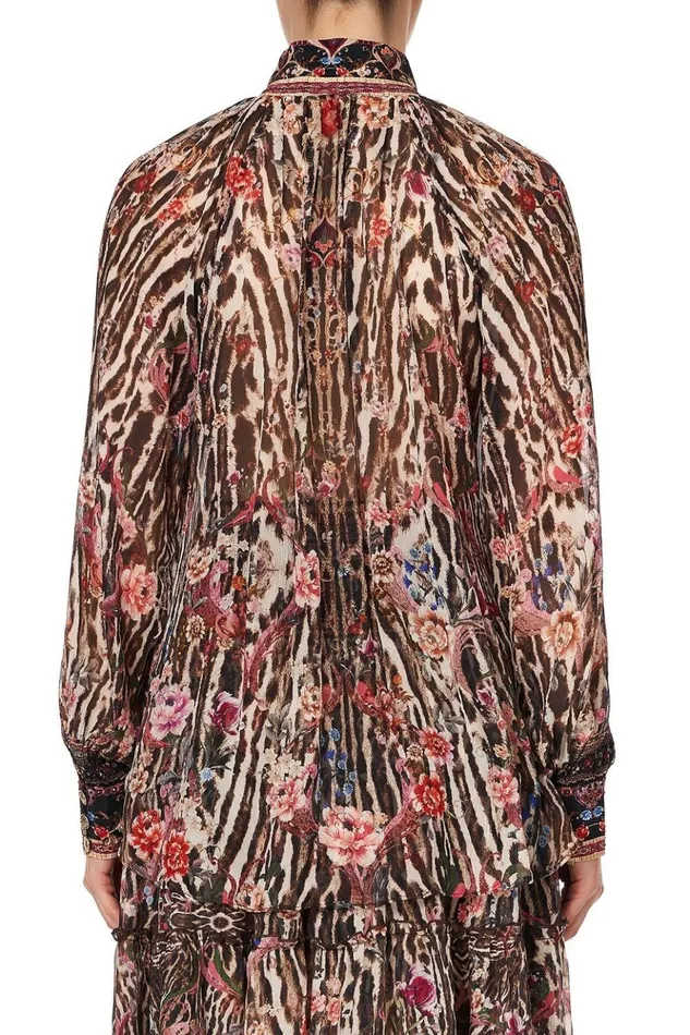 Women Tops Camilla Raglan Button Up Shirt Liv A Little