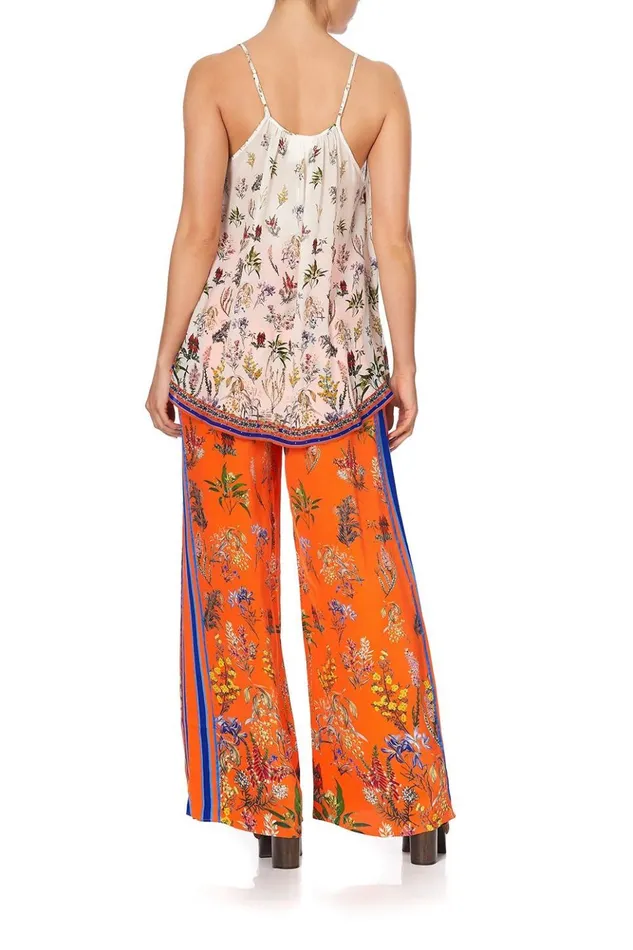 Women Tops Camilla Strap Top With Tie Front Detail Gone Coast
