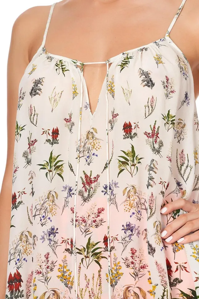 Women Tops Camilla Strap Top With Tie Front Detail Gone Coast